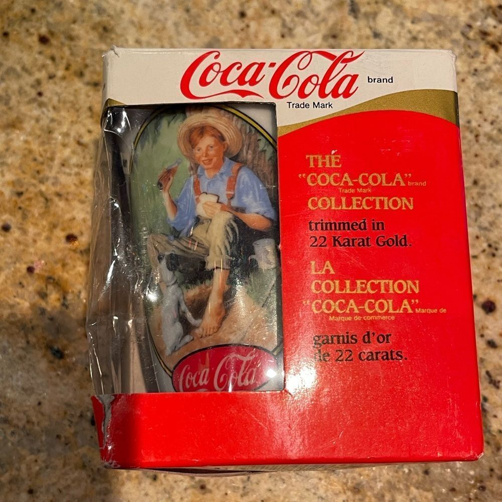 Coca Cola Collection mug vintage “barefoot boy”